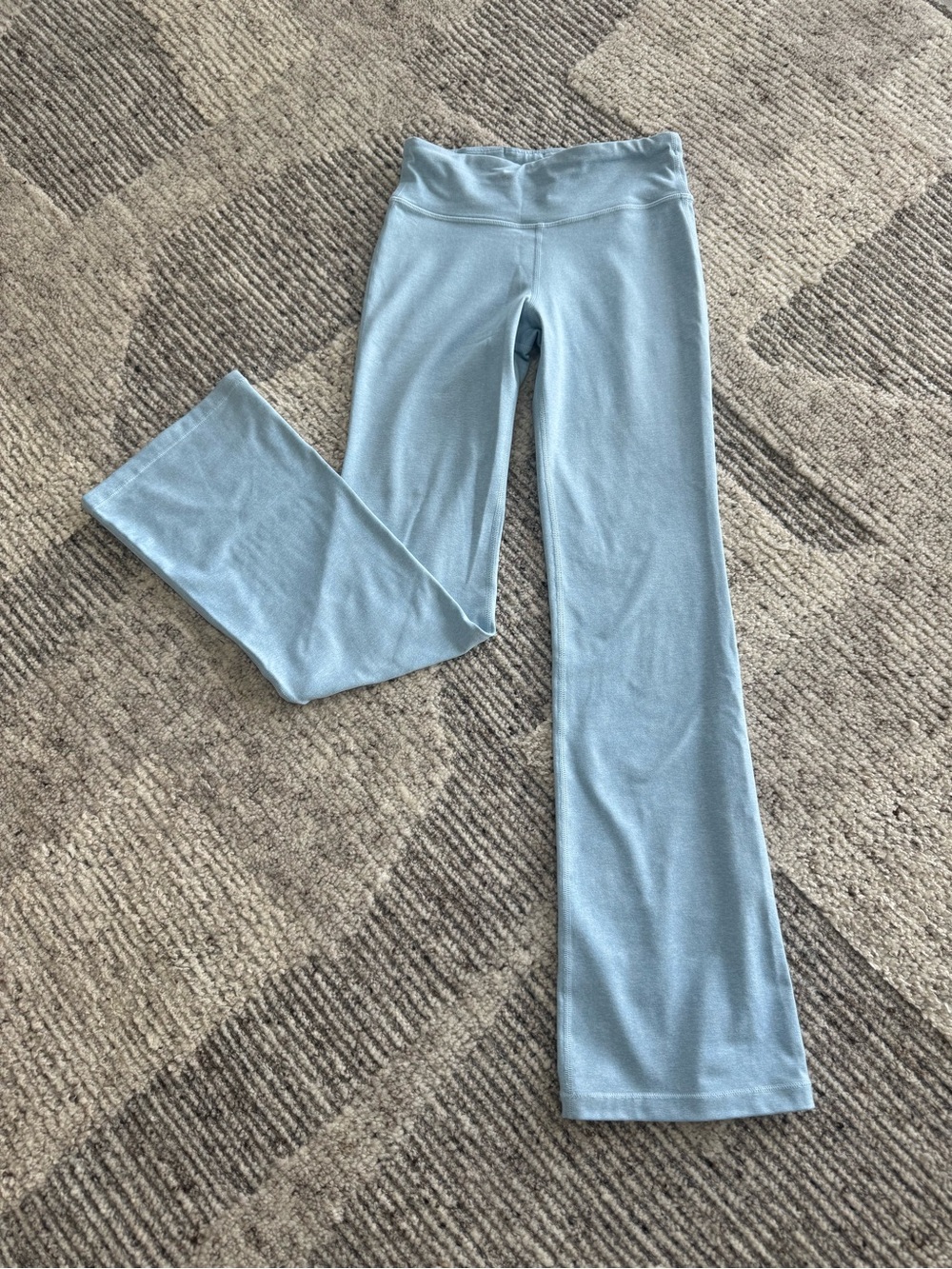 Kids Light Blue Stretch Flare Pants